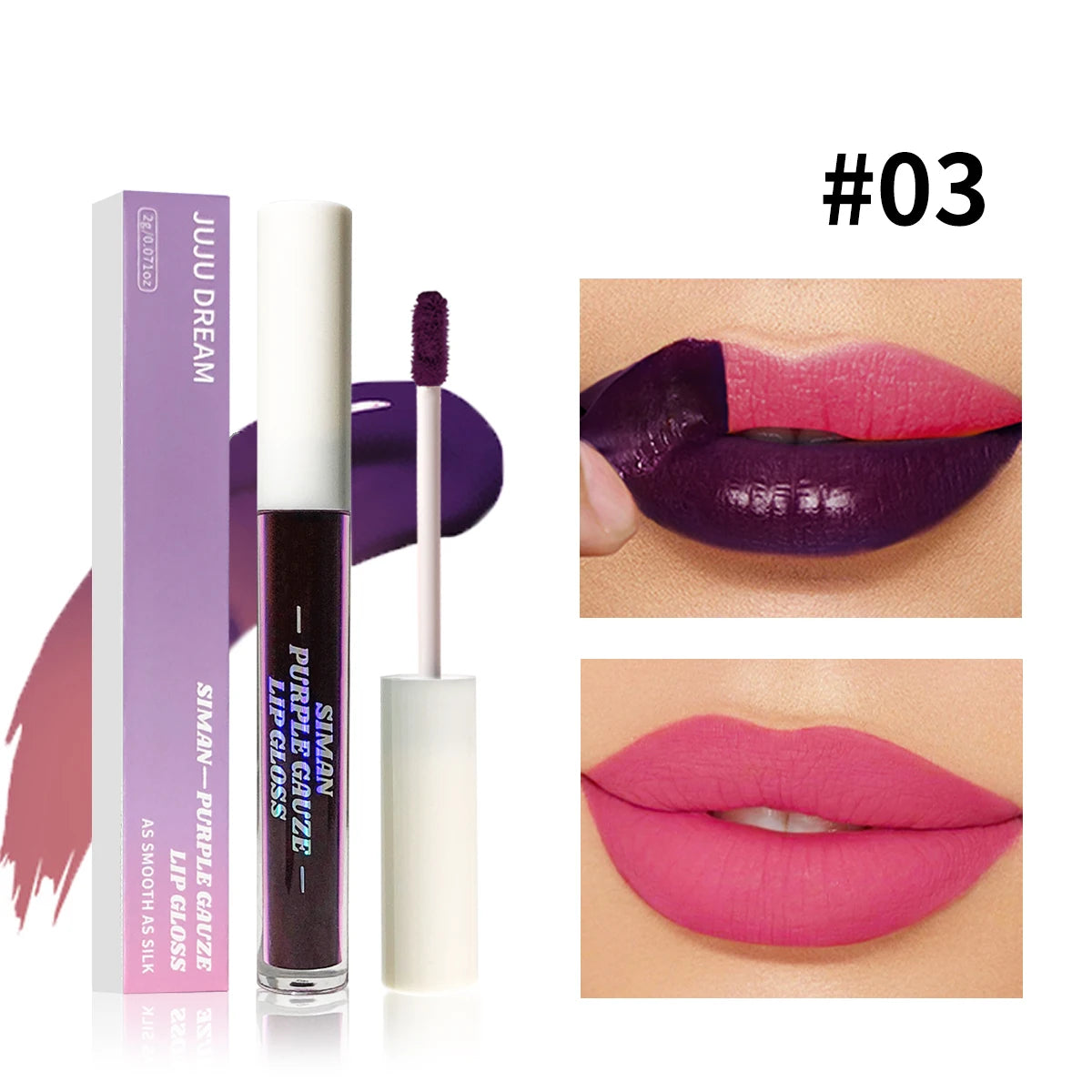 1/3 pcs peel off Lip Stain