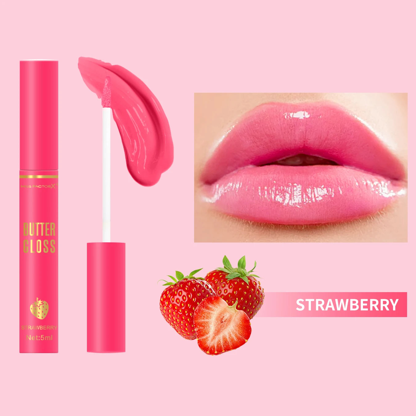 20pcs/box of 10 color moisturizing lip gloss